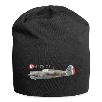 Hawk 75 - Bonnet en jersey - noir - Devant