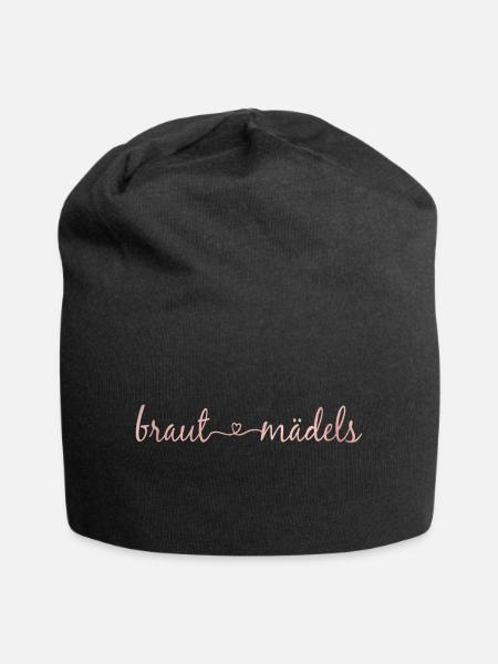 TEAM BRAUT HERZ 3 - Jersey-Beanie - Schwarz