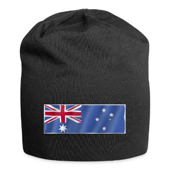 Flagge Australien - Jersey-Beanie - Schwarz - Vorne