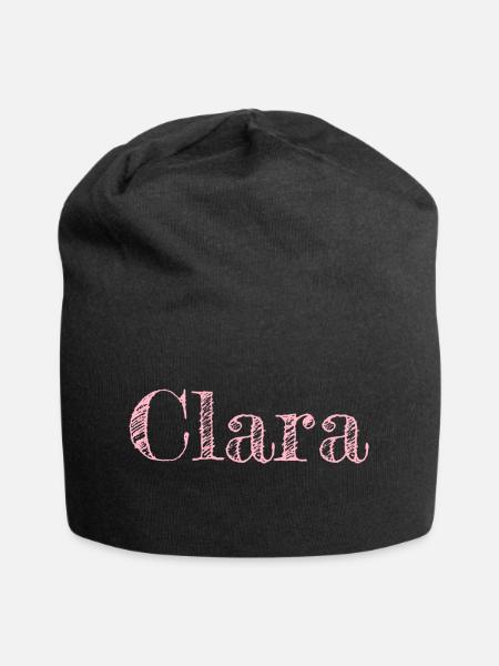 Clara - Bonnet en jersey - noir