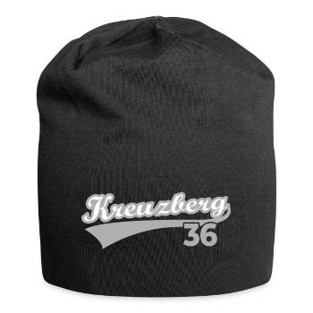 Kreuzberg 36 Berlin - Jersey-Beanie - Schwarz - Vorne