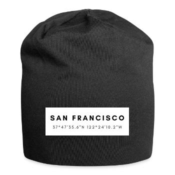San Francisco Souvenirs - Jersey-Beanie - Schwarz - Vorne