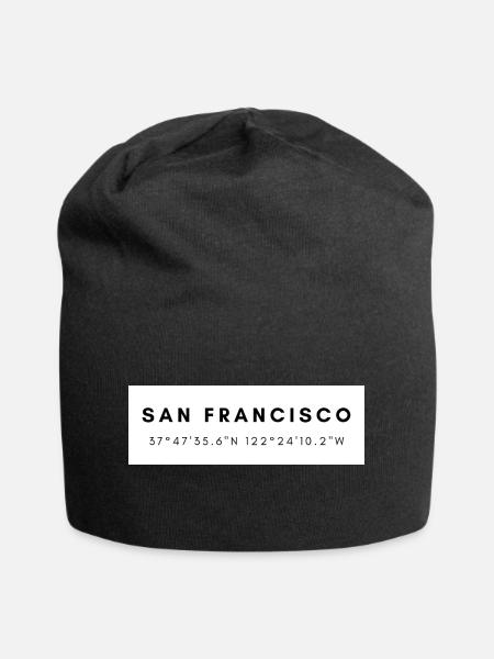 San Francisco Souvenirs - Jersey-Beanie - Schwarz