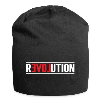 La revolution de l'amour - Bonnet en jersey - noir - Devant