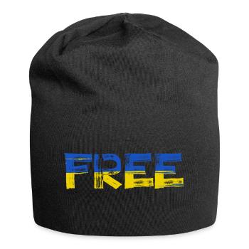 Freie Ukraine - Jersey-Beanie - Schwarz - Vorne