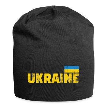 ukraine fahne - Jersey-Beanie - Schwarz - Vorne