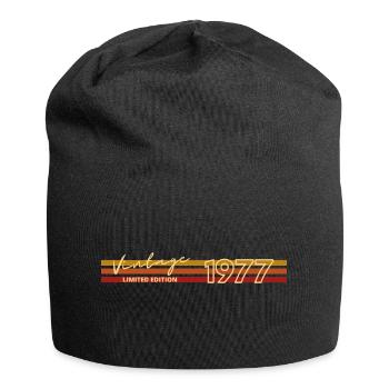 BORN IN 1977 - Jersey Beanie - black - Front