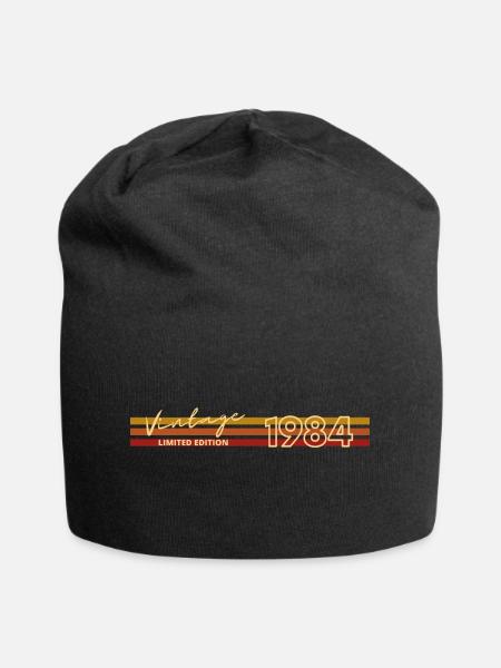 JAHRGANG 1984 - Jersey-Beanie - Schwarz