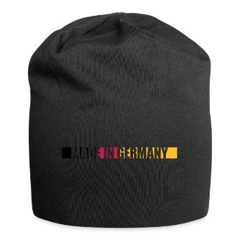 Made in Germany - Jersey-Beanie - Schwarz - Vorne