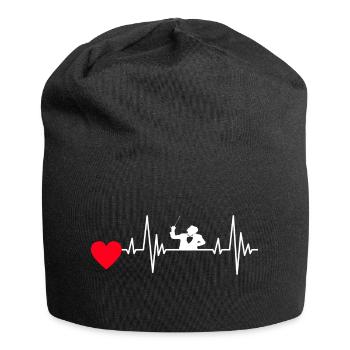 Dirigenten Dirigent Musik Dirigieren Geschenk - Jersey-Beanie - Schwarz - Vorne