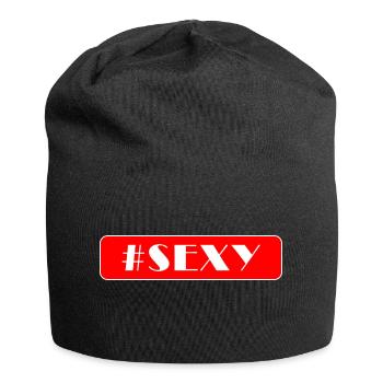 Hashtag Sexy - Jersey Beanie - black - Front