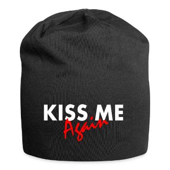 Kiss me again - Bonnet en jersey - noir - Devant