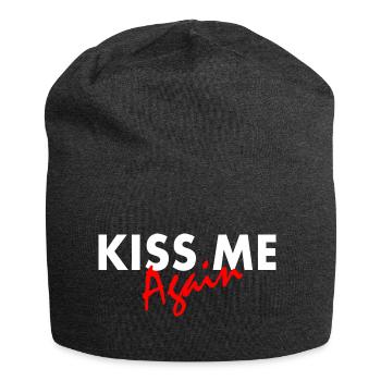 Kiss me again - Jersey-Beanie - Anthrazit - Vorne