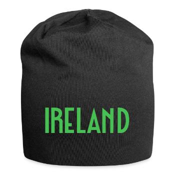 Irland - Jersey-Beanie - Schwarz - Vorne