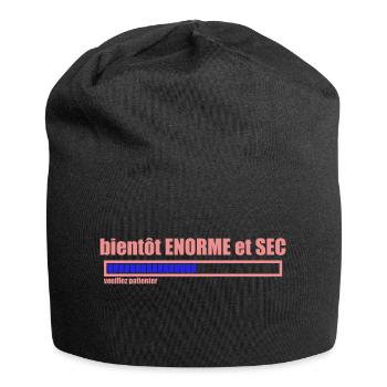 bientôt ENORME et SEC - Bonnet en jersey - noir - Devant