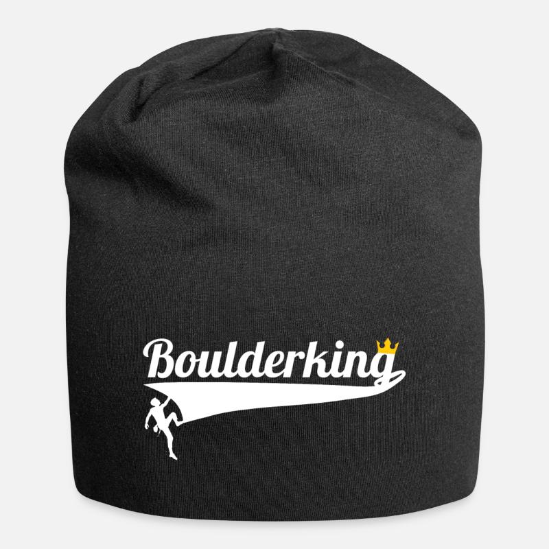 Bouldering - Boulderer - Jersey Beanie - black