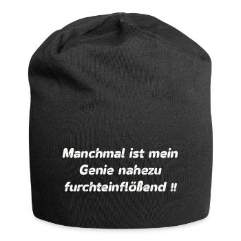 Genie - Jersey-Beanie - Schwarz - Vorne