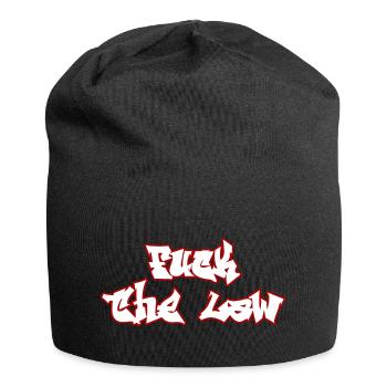 Fuck the Law - Jersey-Beanie - Schwarz - Vorne