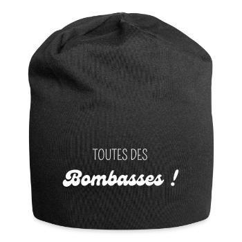 toutes des bombasses - Bonnet en jersey - noir - Devant