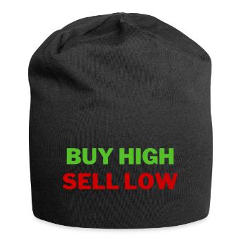 Buy High Sell Low - Jersey Beanie - black - Front