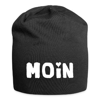 Moin mit Herz - Bonnet en jersey - noir - Devant