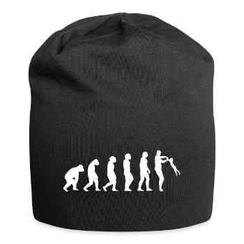Vatertag Daddy Kind Dad Familie Papa Tochter - Jersey-Beanie - Schwarz - Vorne