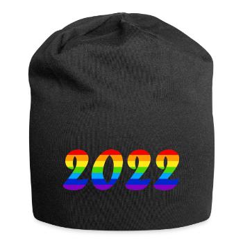 de l’équipe nationale LGBTQ - Bonnet en jersey - noir - Devant