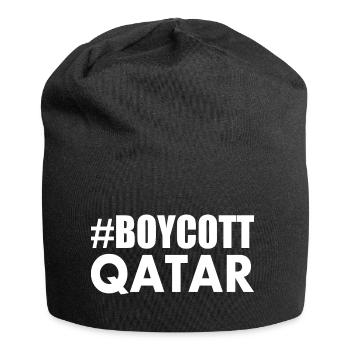 Boycott qatar - Jersey Beanie - black - Front