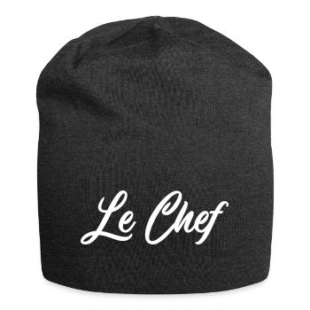 Le Chef - Bonnet en jersey - charbon - Devant