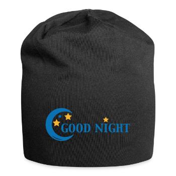 Bonne nuit - Bonnet en jersey - noir - Devant