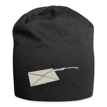 Ouvre-lettre | Coupe-papier - Bonnet en jersey - noir - Devant