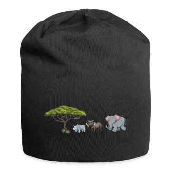 Safari Zoo Animal Safari Zoo - Bonnet en jersey - noir - Devant
