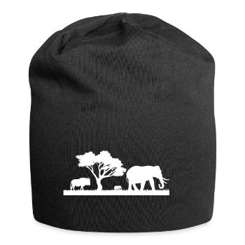 Safari Zoo Animal Safari Zoo - Jersey Beanie - black - Front
