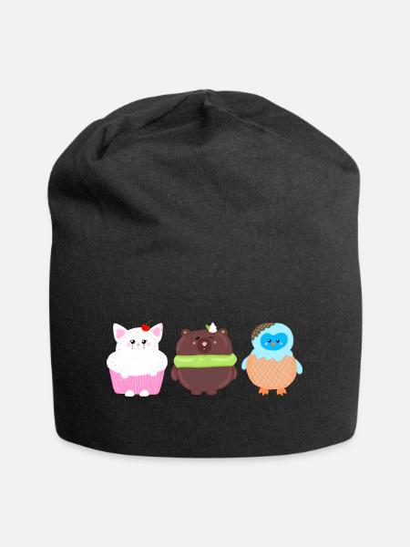 Sweet Besties - Jersey-Beanie - Schwarz