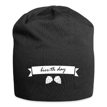 Beer Wine Whiskey Schnapps Alcohol - Jersey Beanie - black - Front