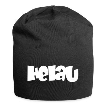 Helau - Jersey-Beanie - Schwarz - Vorne