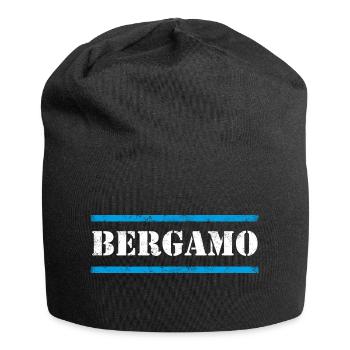Bergamo - Jersey-Beanie - Schwarz - Vorne