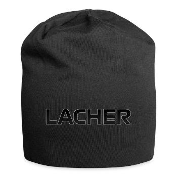 LACHER LOGO - Lustige Sprüche - MALLE MOTIV - Jersey-Beanie - Schwarz - Vorne