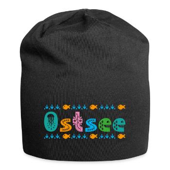 Ostsee - Jersey-Beanie - Schwarz - Vorne