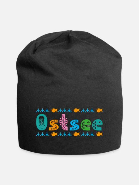 Ostsee - Jersey-Beanie - Schwarz