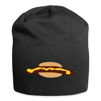 Hot Dog - Jersey-Beanie - Schwarz - Vorne