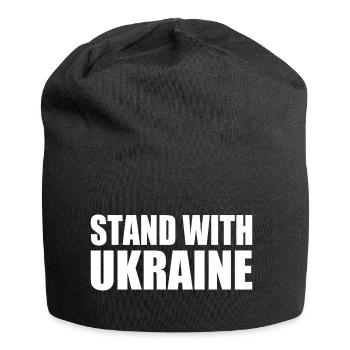 Stand with ukraine - Jersey Beanie - black - Front