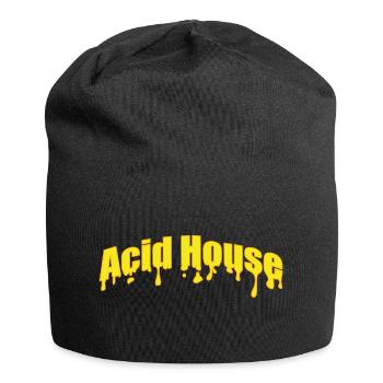 Acid House Music - Jersey-Beanie - Schwarz - Vorne