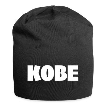 KOBE WHITE - Jersey Beanie - black - Front