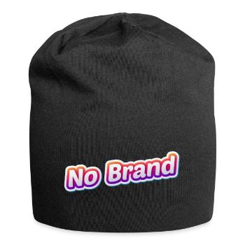 No Brand sticker style - Jersey Beanie - black - Front