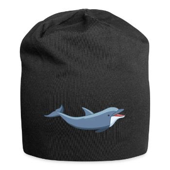 Meerestiere - Jersey-Beanie - Schwarz - Vorne