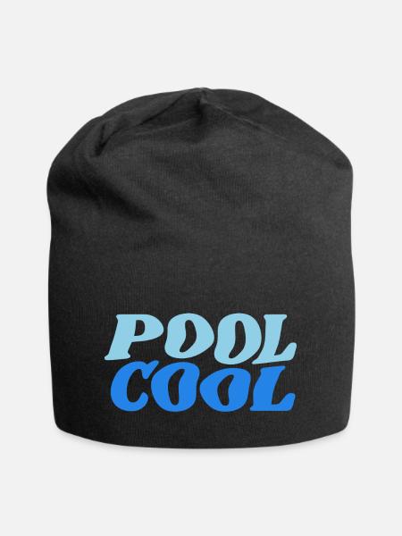 pool cool - Jersey-Beanie - Schwarz