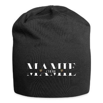 Mamie chérie - Bonnet en jersey - noir - Devant