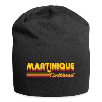 Martinique - Karibikparadies im Urlaubs Design - Jersey-Beanie - Schwarz - Vorne