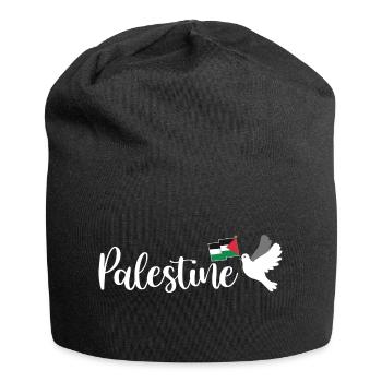 Dawlat Filastin Love Drapeau Palestine - Bonnet en jersey - noir - Devant